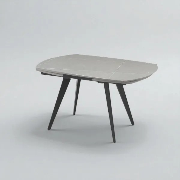 Tavolo Almor 130-190x80 allungabile piano marmo Grigio