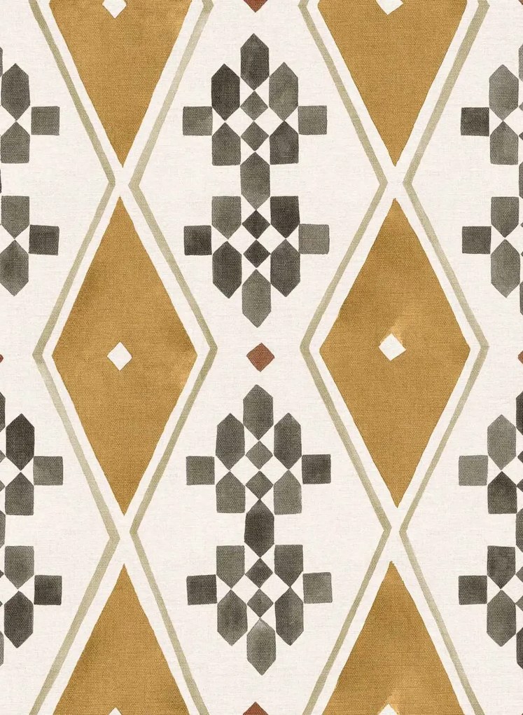 Coordonne Carta da parati Beldi Rugs - Curry