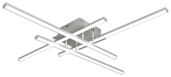 Brilagi - Plafoniera LED STRIPES LED/37W/230V argento