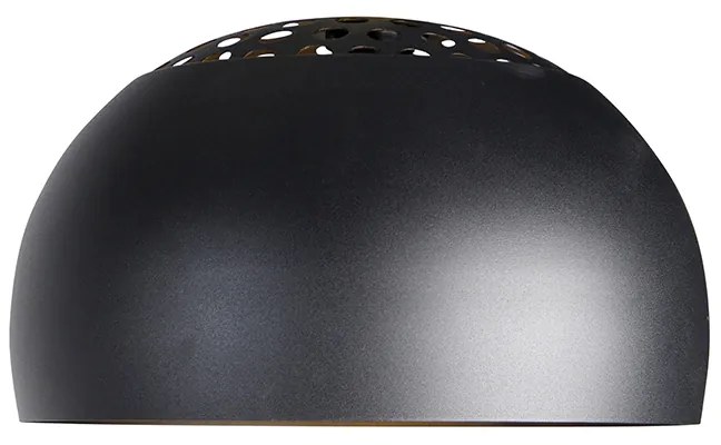 Paralume per lampada ad arco XXL nero