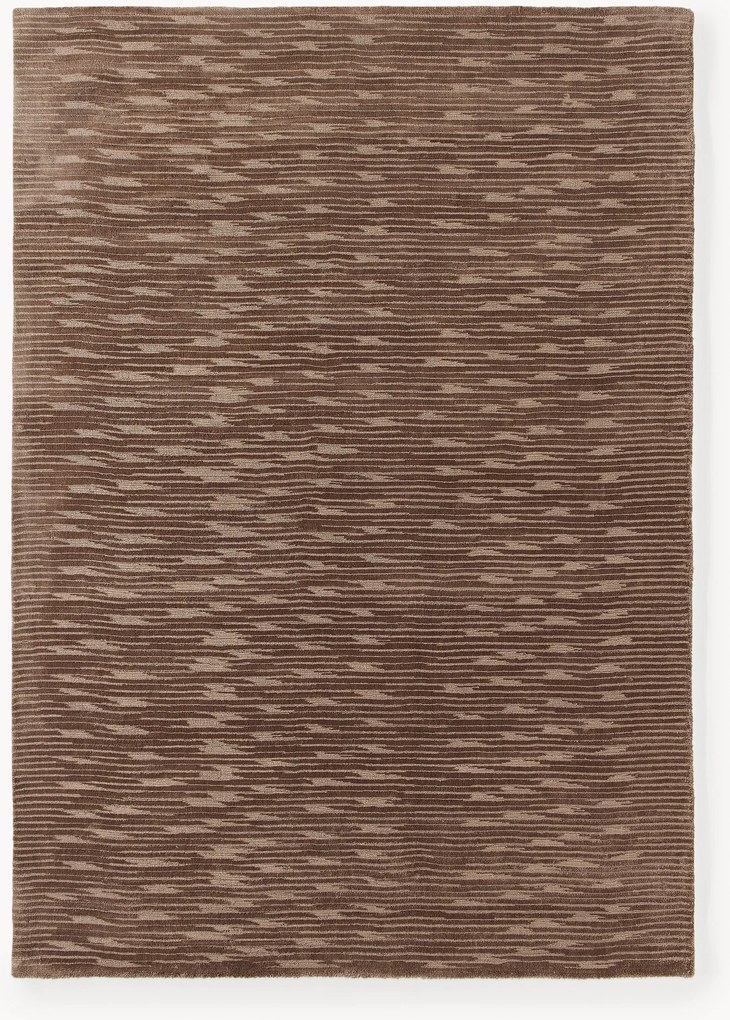 Tappeto in lyocell intrecciato a mano Oriana