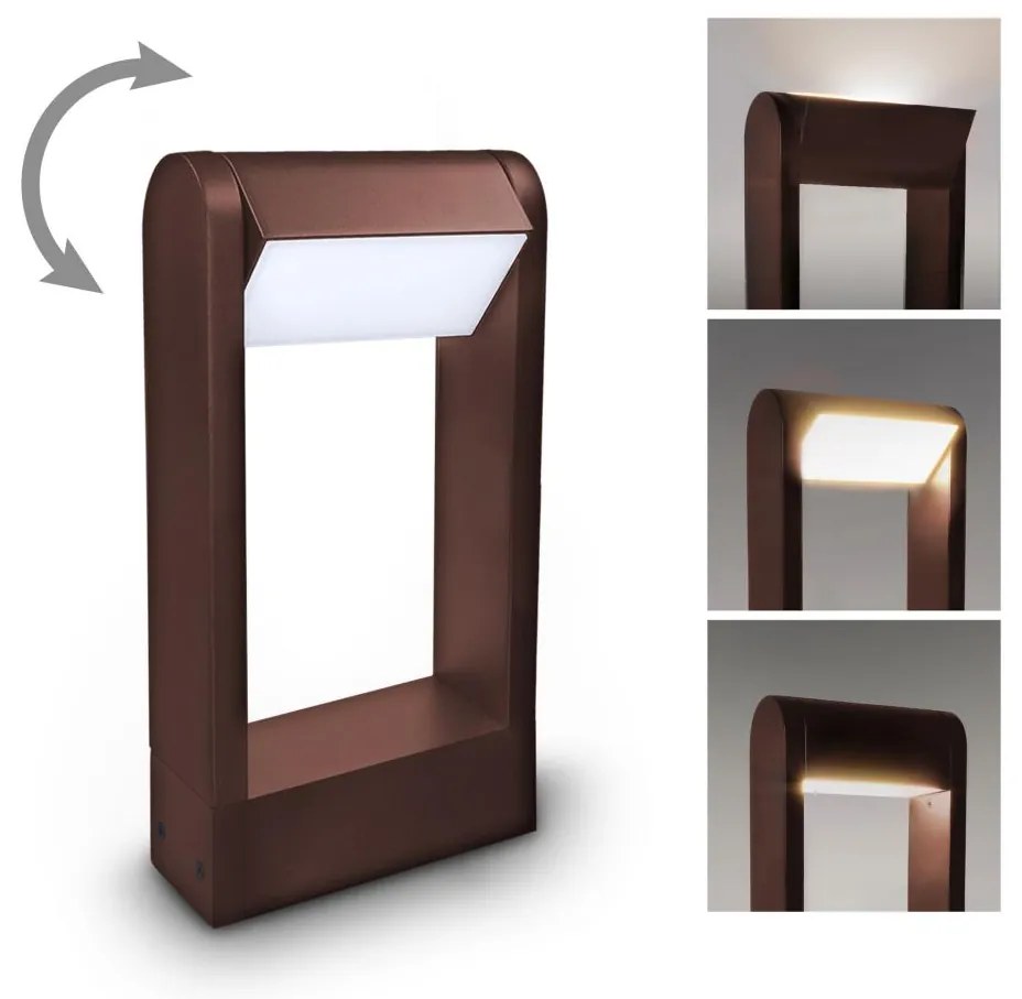 Brilagi - lampada LED da esterno CROTONE LED/7W/230V marrone IP54 30 cm