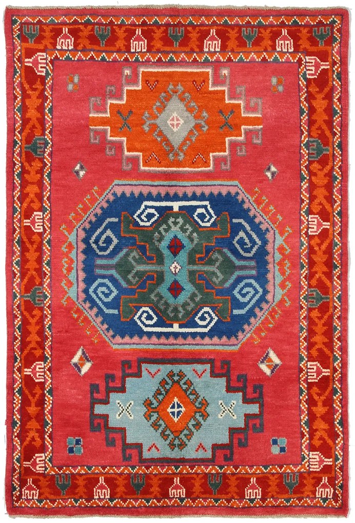 Kazak Tappeto orientale 130x190 (Pakistan) Annodato A Mano