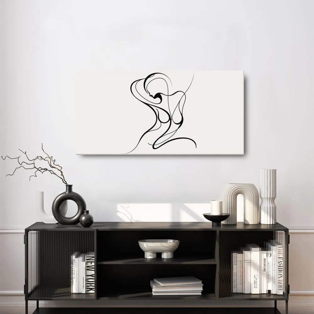 Quadro su tela – Curve artistiche di donna