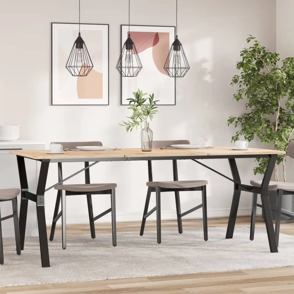Telaio gambe a y per tavolo da pranzo 180x80x73 cm in ghisa