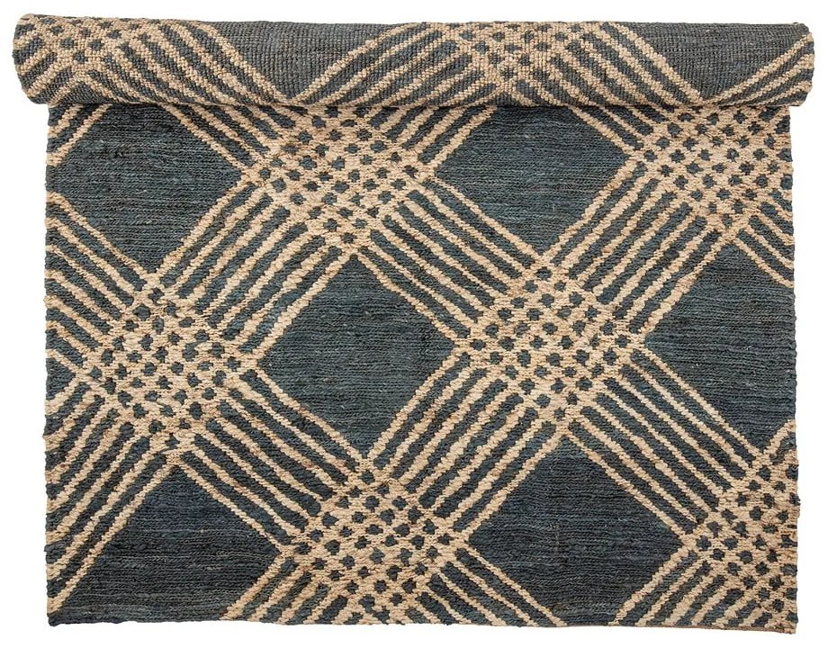 Tappeto color antracite in iuta 150x245 cm Cat – Bloomingville