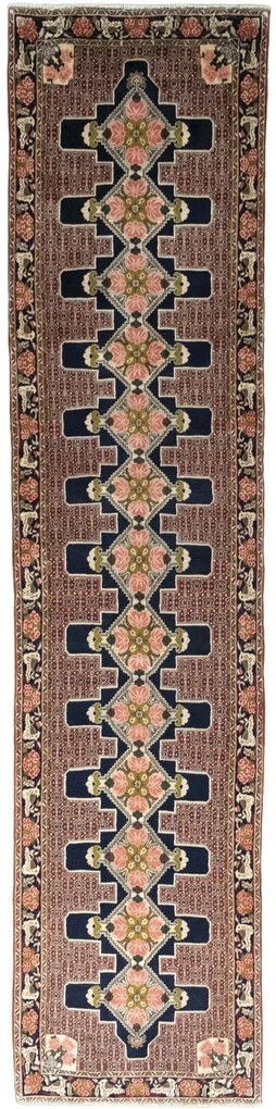 Kurdi Tappeto persiano 410 x 90 (Iran) Annodato A Mano