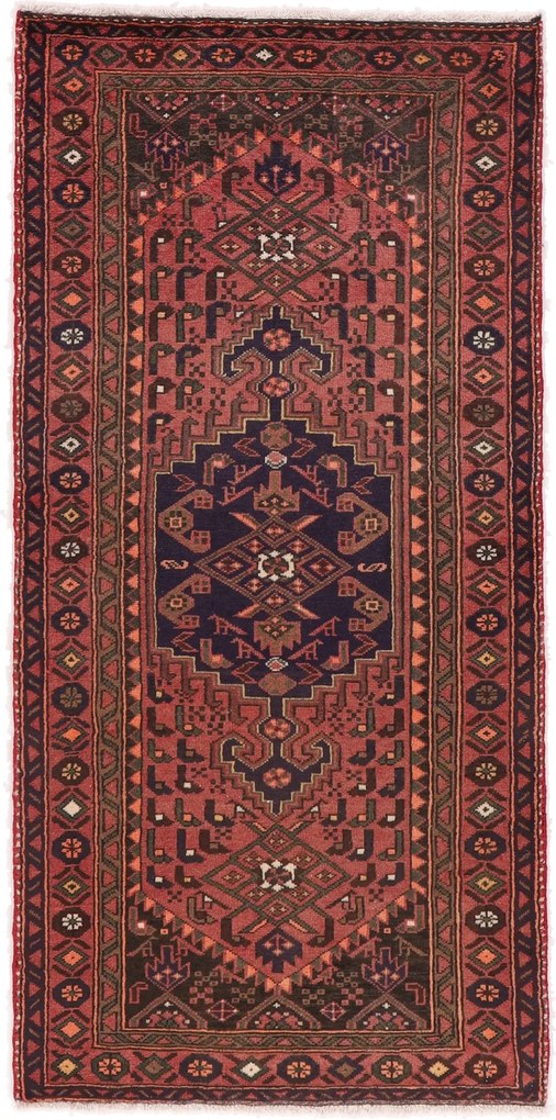 Hamedan Tappeto 100 x 200 (Iran) Annodato A Mano