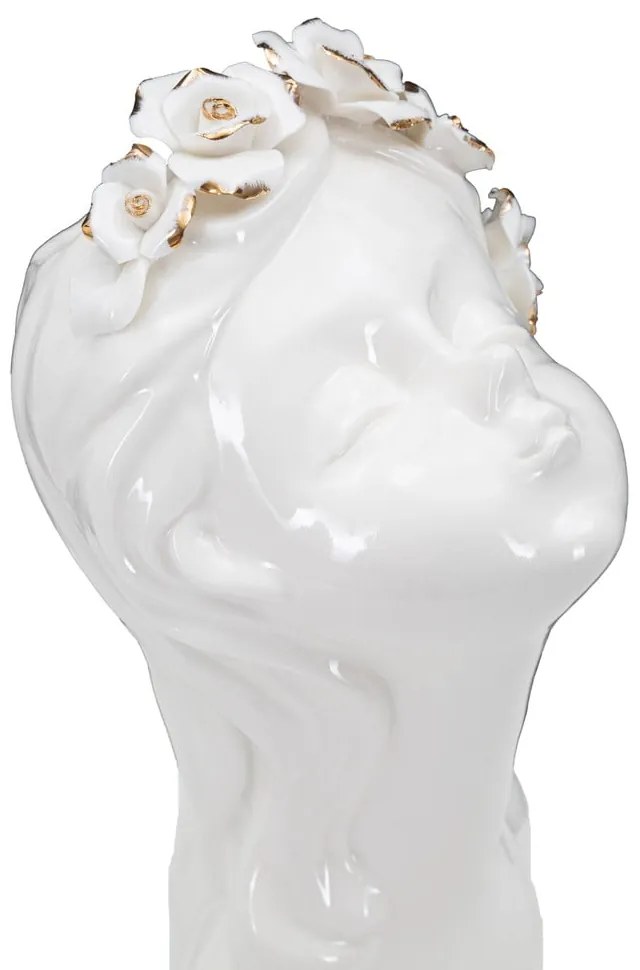 Vaso in porcellana bianca Young Lady - Mauro Ferretti