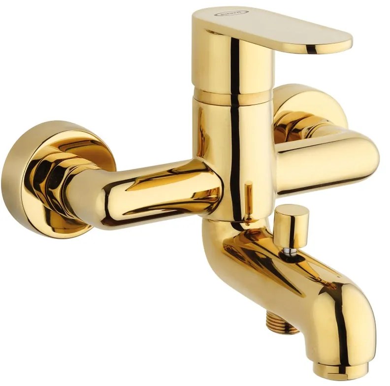 Rubinetto per vasca getto laminare cristallino Serena oro JACUZZI RUBINETTERIA
