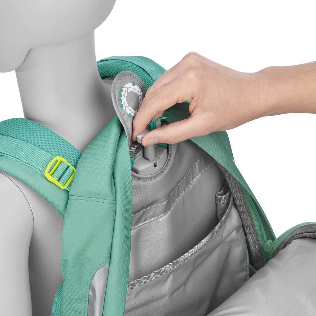 Zaino scuola coocazoo MATE, All Mint, certificato AGR