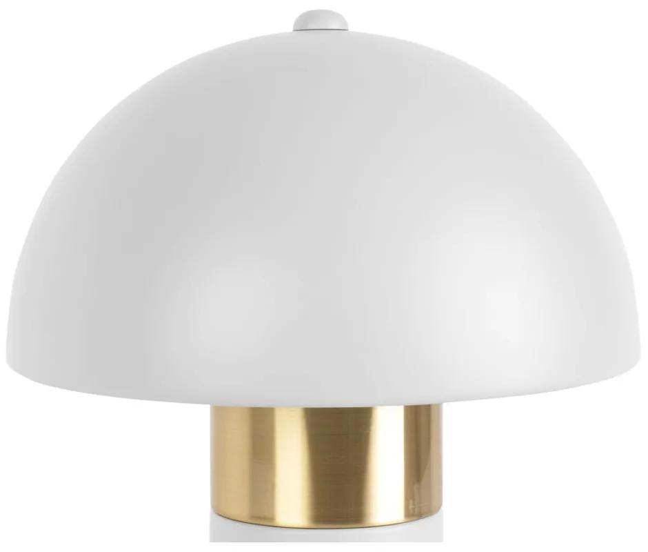 Lampada da tavolo di colore bianco-oro, altezza 26 cm Seta - Leitmotiv