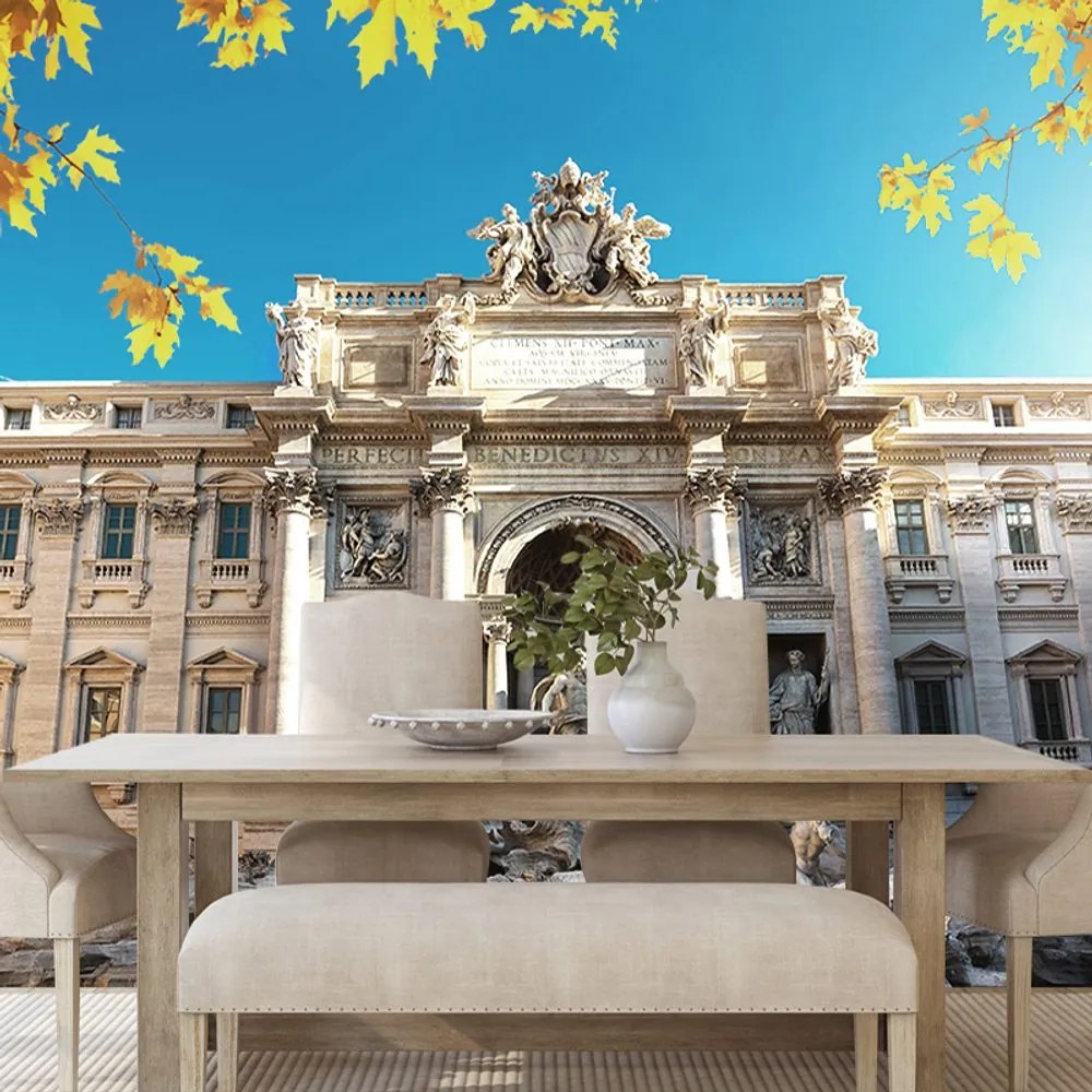 Carta da parati autoadesiva – Fontana di Trevi a Roma