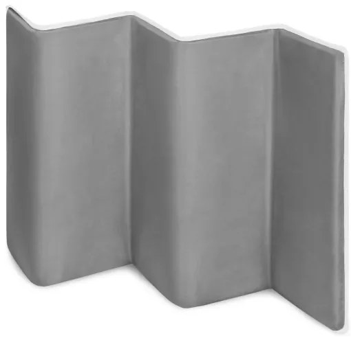 Lionelo - Lettino da viaggio FLOWER Grigio Pietra