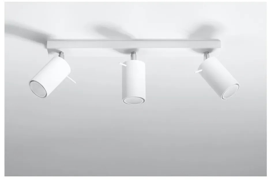 Plafoniera bianca Etna - Sollux