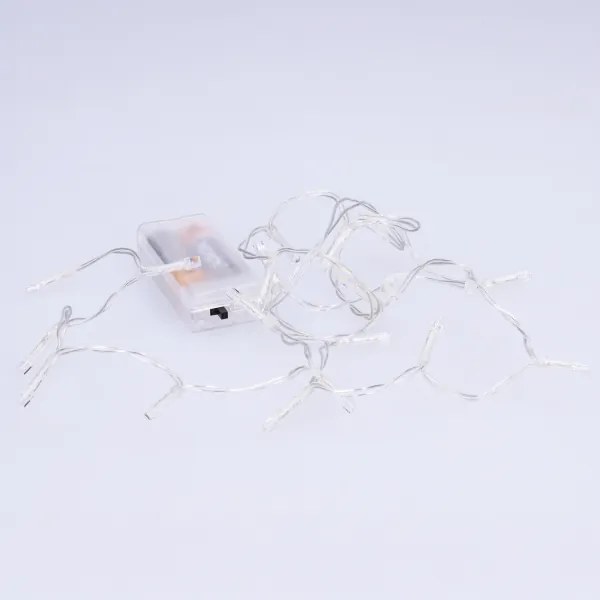 Brilagi - Stella decorativa natalizia a LED 70 cm, alimentazione 2xAA