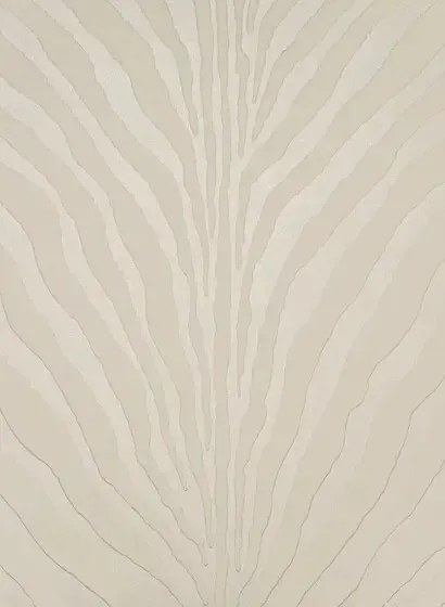 Ralph Lauren Carta da parati Bartlett Zebra - Cream mettalic