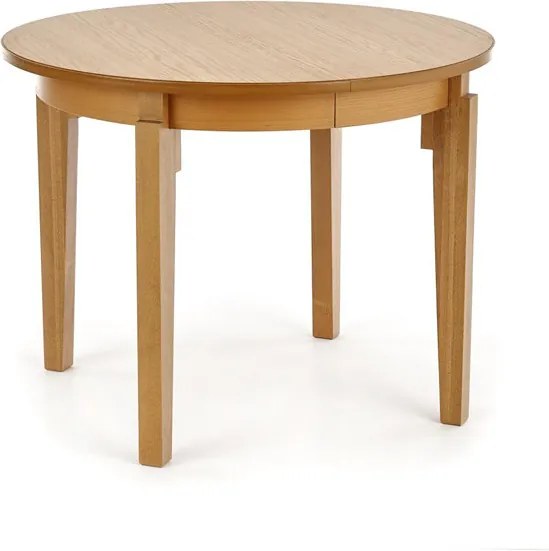 Tavolo rotondo allungabile Sorbus effetto rovere – Ø100–200 cm