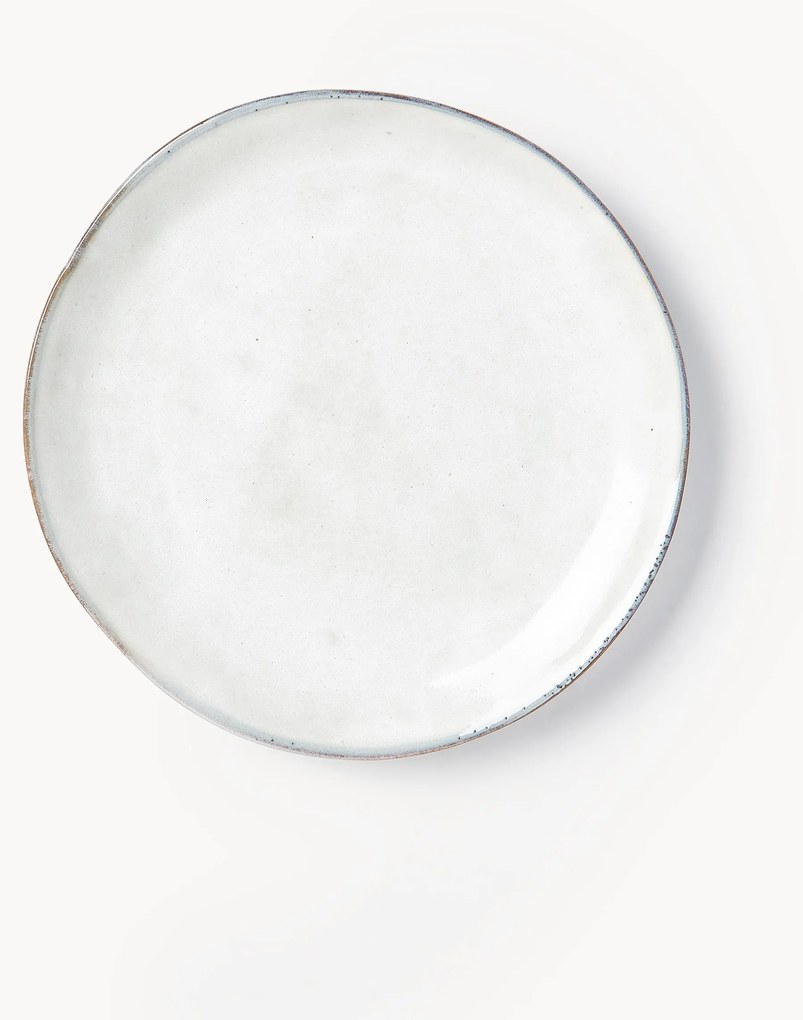 Piattini da dessert fatti a mano Nordic Sand 4 pz