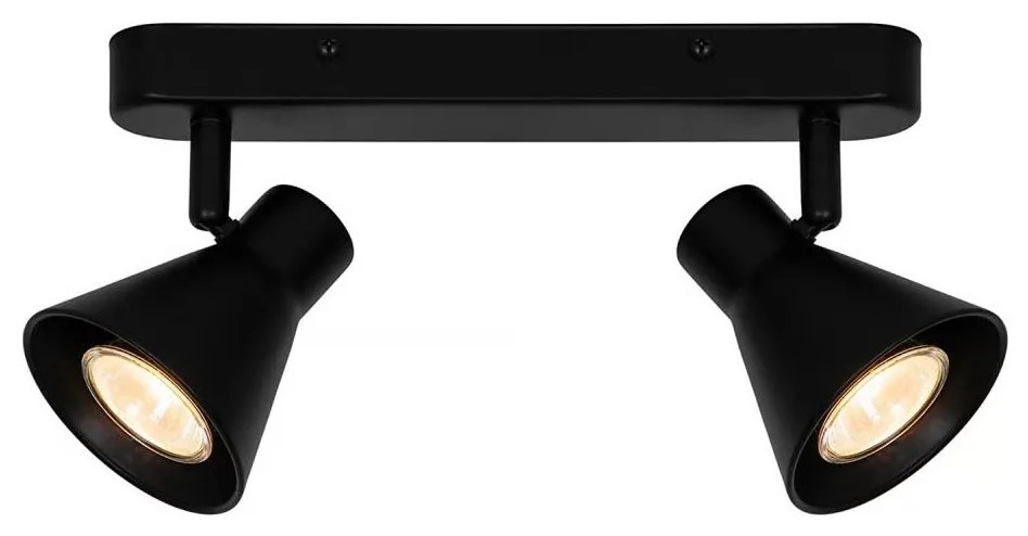Nordlux - Faretto EIK 2xGU10/35W/230V Black