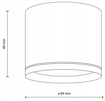 Faretto VIVO 1xGX53/10W/230V 6 cm nero