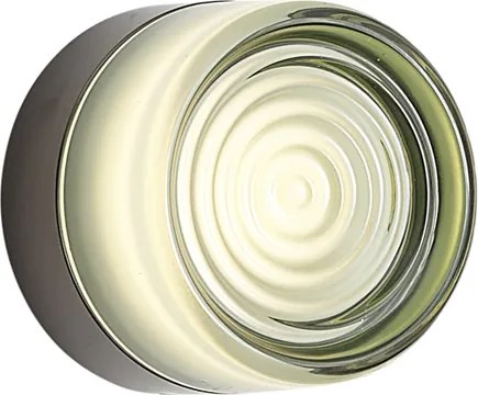 Lampada da parete di design nera con vetro verde chiaro IP44 - Michele