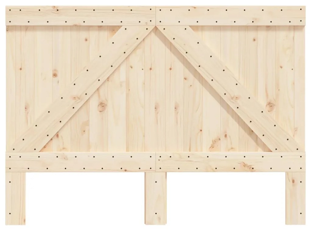 Testiera 140x104 cm in legno massello di pino