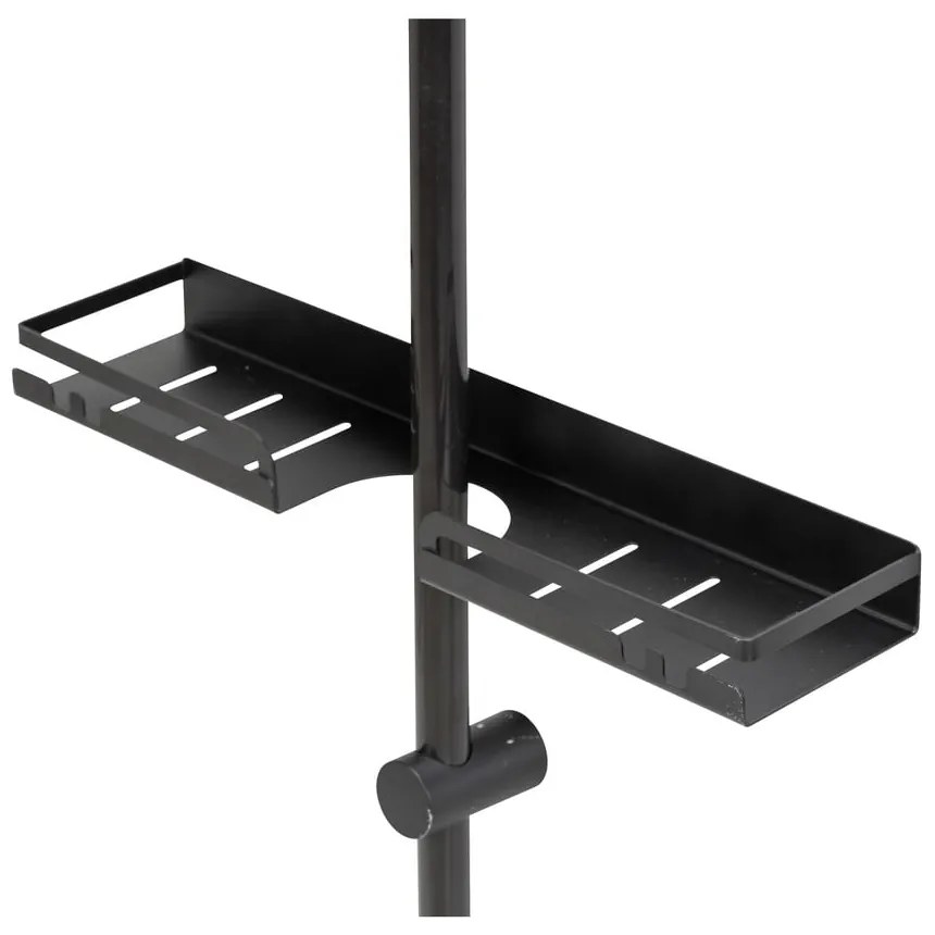 Mensola da bagno autoportante in acciaio inox nero Altarella - Wenko