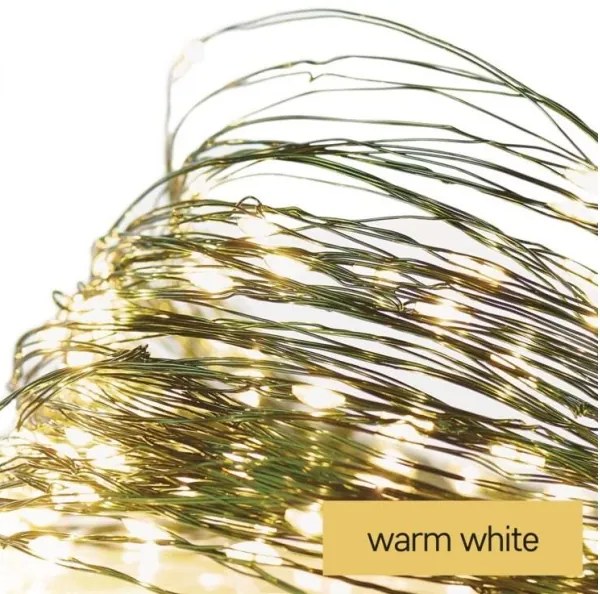 Catena LED da esterno natalizia 40xLED/9m IP44 bianco caldo