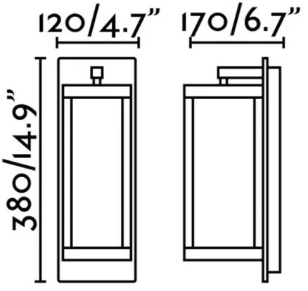 FARO 74453 - Applique a LED da esterno KERALA LED/13W/230V IP54