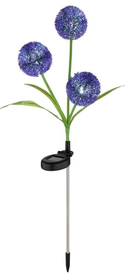 Globo 33599P - Lampada LED solare SOLAR 3xLED/0,06W/3V 5000K IP44 viola
