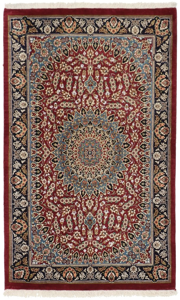Ghom Tappeto 60 x 90 (Iran) Annodato A Mano