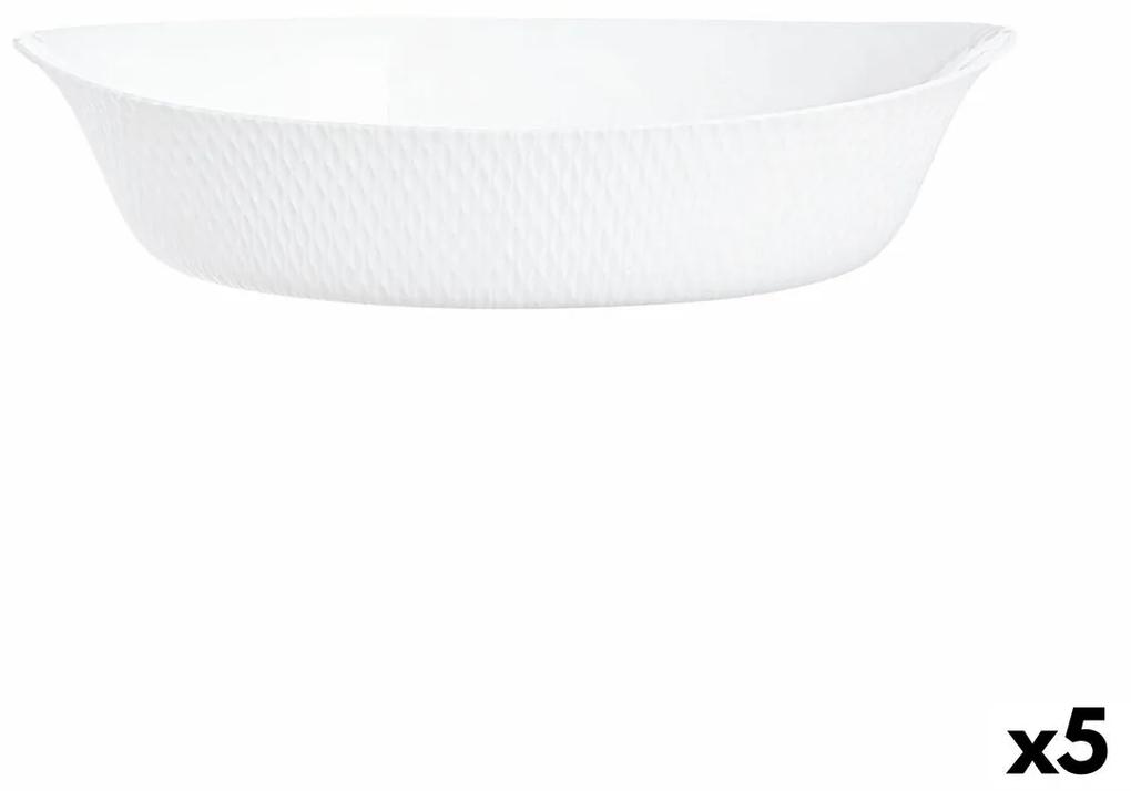 Teglia da Cucina Luminarc Smart Cuisine 32 x 20 cm Bianco Vetro (6 Unità)