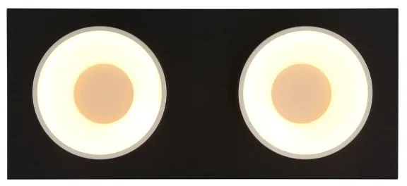 Globo 56964-2 - Plafoniera LED RAYMOND LED/24W/230V 3000K 46x20 cm ottone