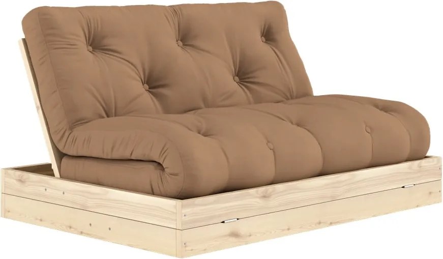 Divano marrone allungabile 145 cm Flip – Karup Design