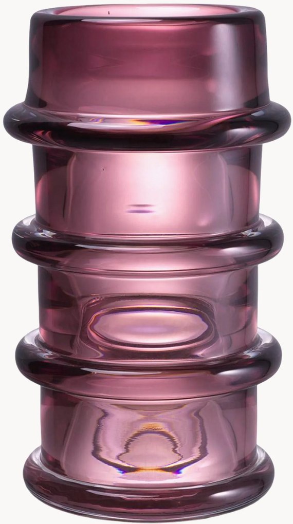 Vaso in vetro soffiato Bloom, alt. 30 cm