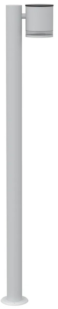 Paletto da Giardino Solare Bianco da 100cm IP54 in Alluminio Colore Bianco Naturale 4.000K