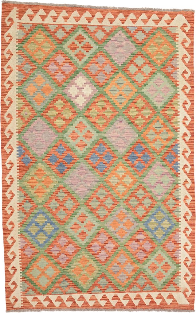 Kilim Tappeto 190x120 (Pakistan) Annodato A Mano