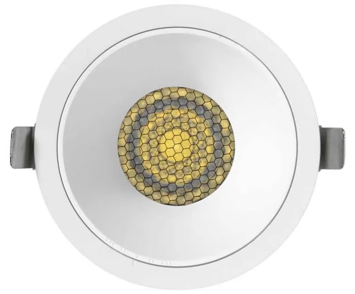 Faro da Incasso Bianco 18W, Foro Ø95mm, CCT, 15°-55° con driver Philips Colore Bianco Variabile CCT