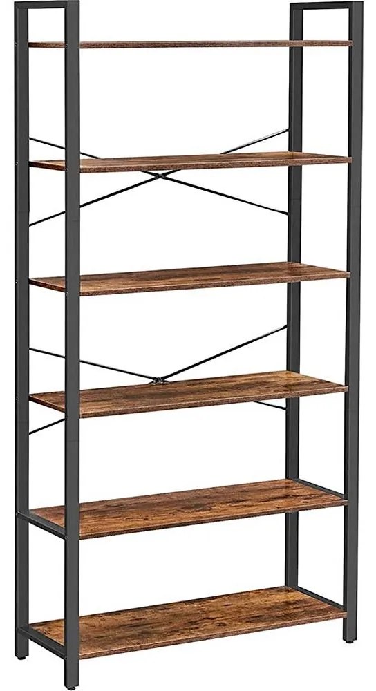 Libreria NAVARO marrone/nera