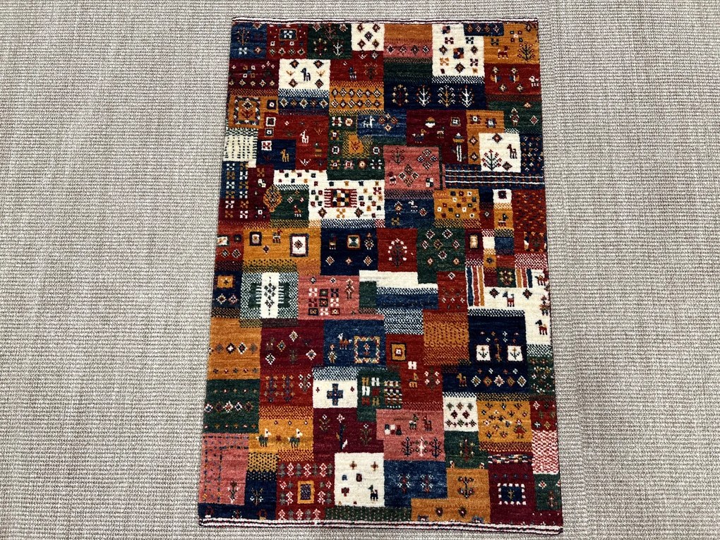 Loribaft Tappeto 100x60 (Iran) Annodato A Mano