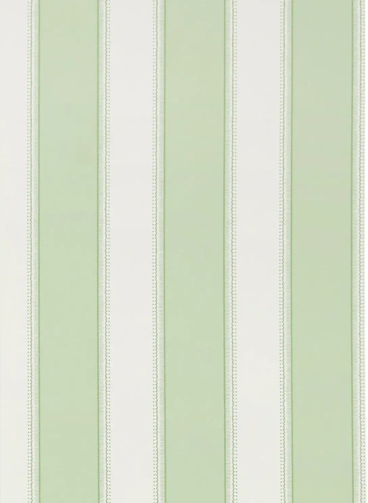Nina Campbell Carta da parati Sackville Stripe - Green