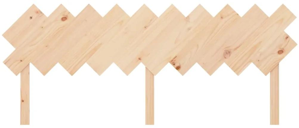 Testiera per letto 196x3x80,5 cm in legno massello di pino