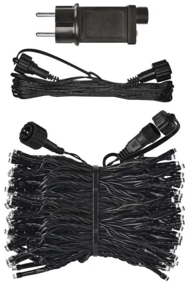 Catena LED da esterno natalizia 100xLED/15m IP44 bianco freddo