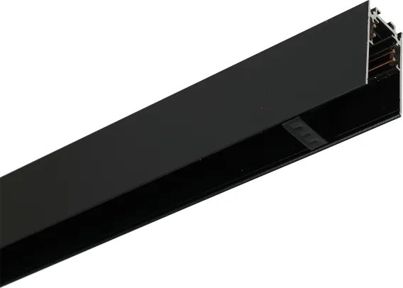 Luce a binario senza connessione elettrica MAGNETIC TRACK 1,5 m nera