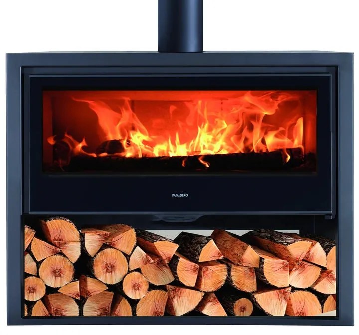 Stufa a legna PANADERO Allegro Ecodesign 8.9 kW nero