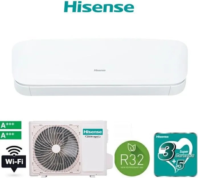 Condizionatore Hisense 12000BTU A+++ WiFi Fresh Air