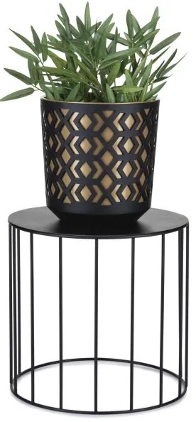 SET 3x Portafiori LOFT nero