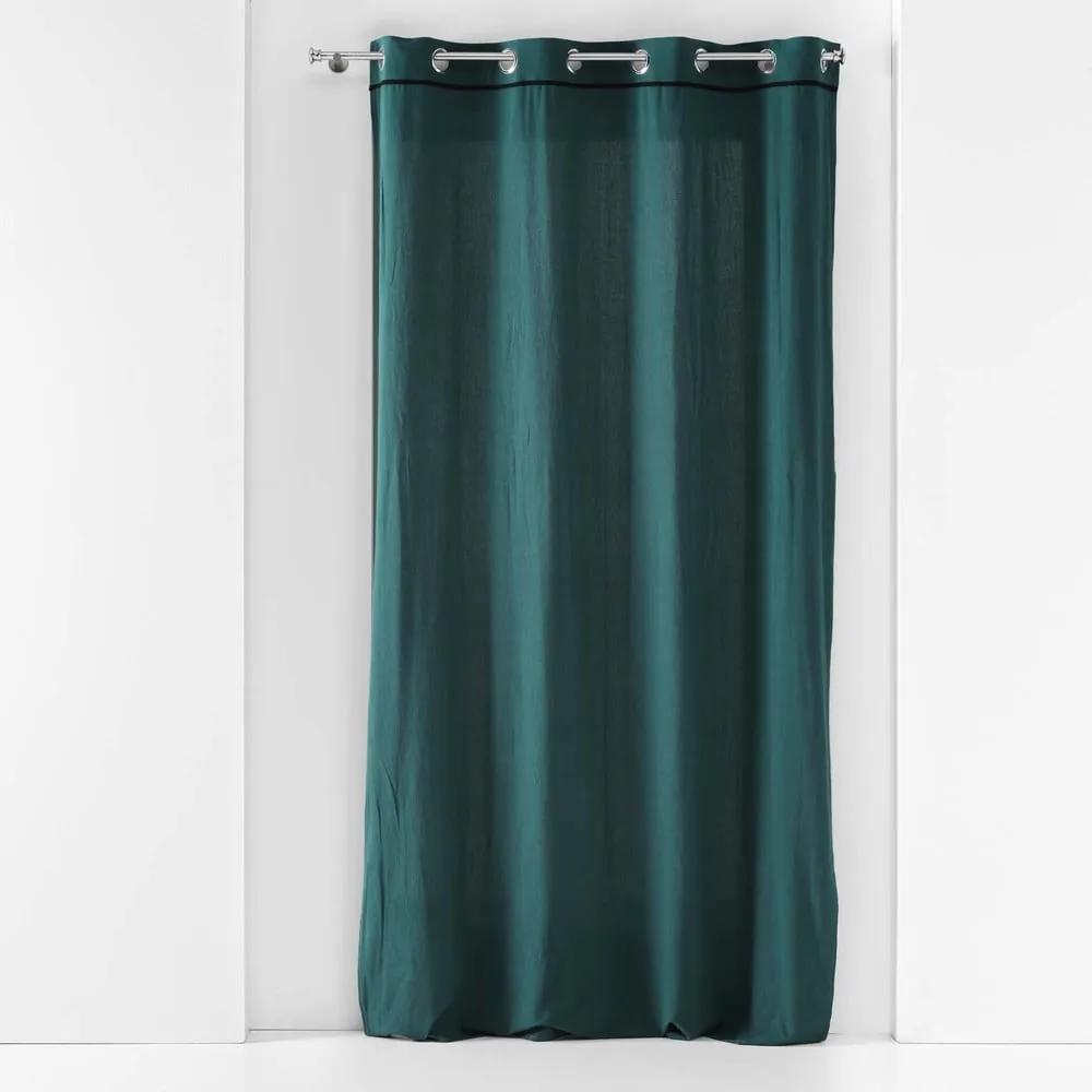 Tenda color petrolio 135x240 cm Linette - douceur d'intérieur