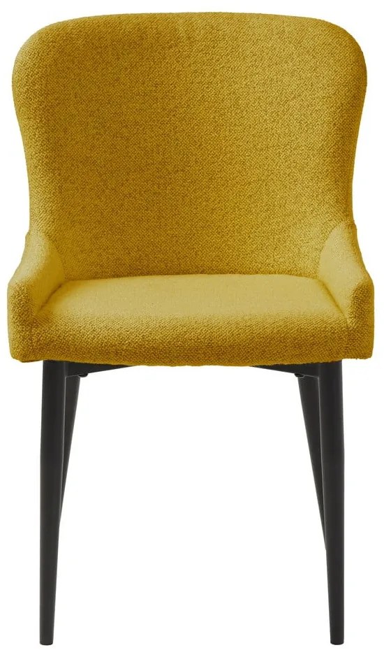Sedia da pranzo gialla Ontario - Unique Furniture